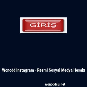 Wonodd Instagram - Resmi Sosyal Medya Hesabı